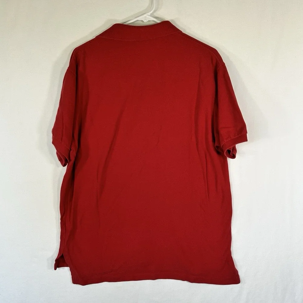 Polo Ralph Lauren Men's Cotton Short Sleeve Classic Fit Polo Shirt Red Size L